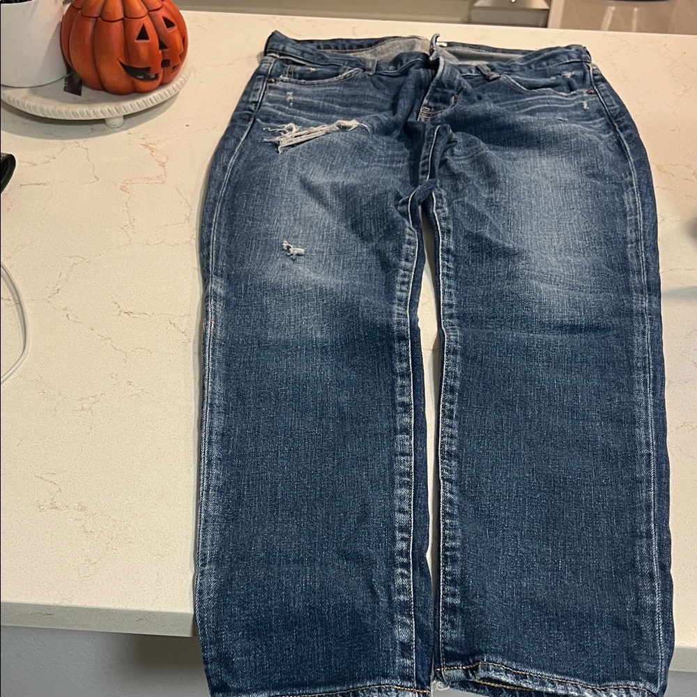 Moussy Blue Ankle & Cropped Jeans